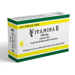 Vitamina E 100mg, 24 capsule moi, Pharco Impex 93