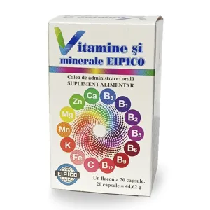 Vitamine si Minerale Eipico, 20 capsule, Eipico