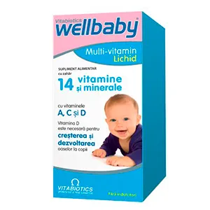 Wellbaby multi-vitamine, lichid, 150 ml, Vitabiotics Limited
