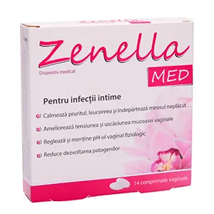 Zenella Med, 14 comprimate vaginale, Natur Produkt Zdrovit