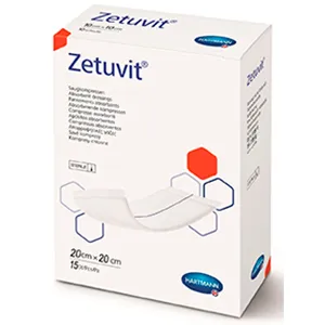 Zetuvit comprese sterile, 20 cm x 20 cm, 15 bucati, Paul Hartmann