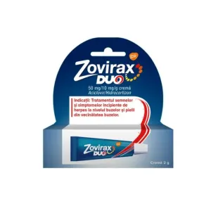 Zovirax crema, 50 mg/g, 2 g, Haleon